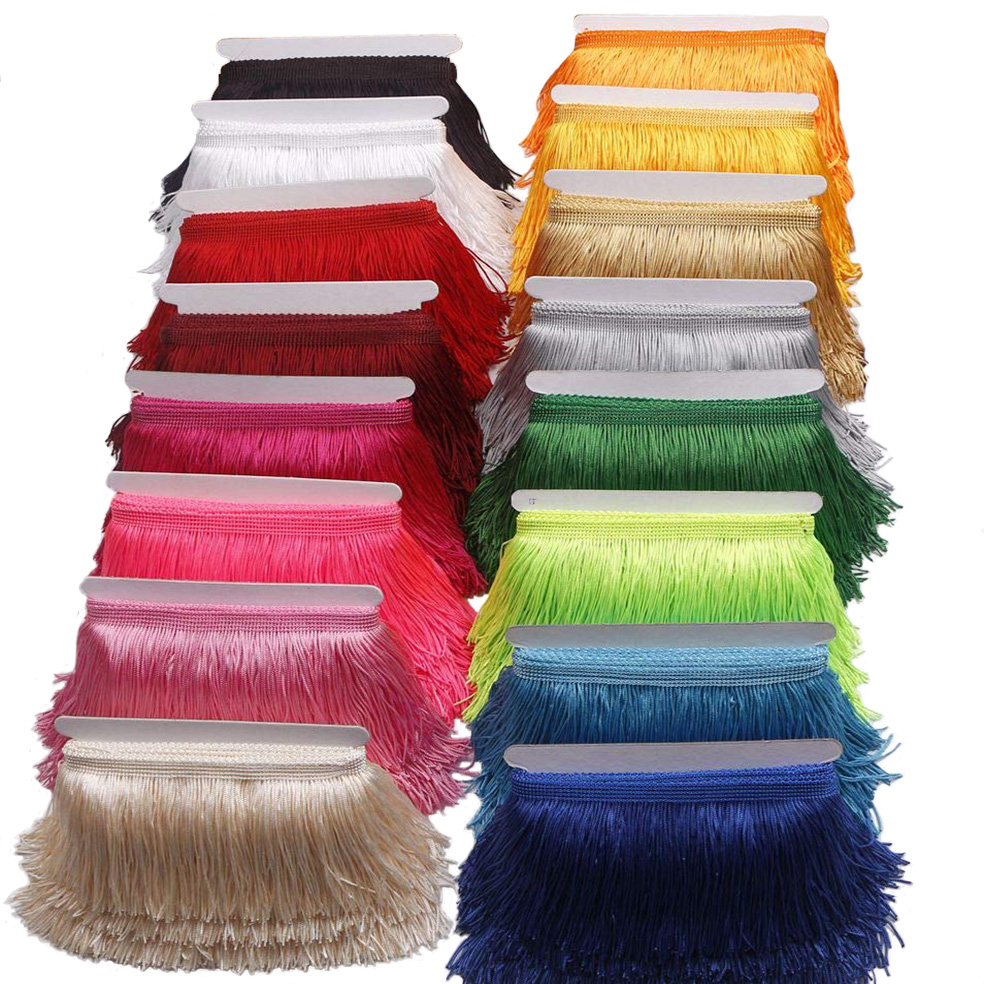 10 Yards 15cm Long Tassel Frin - Beaded Trim Fringe review and price