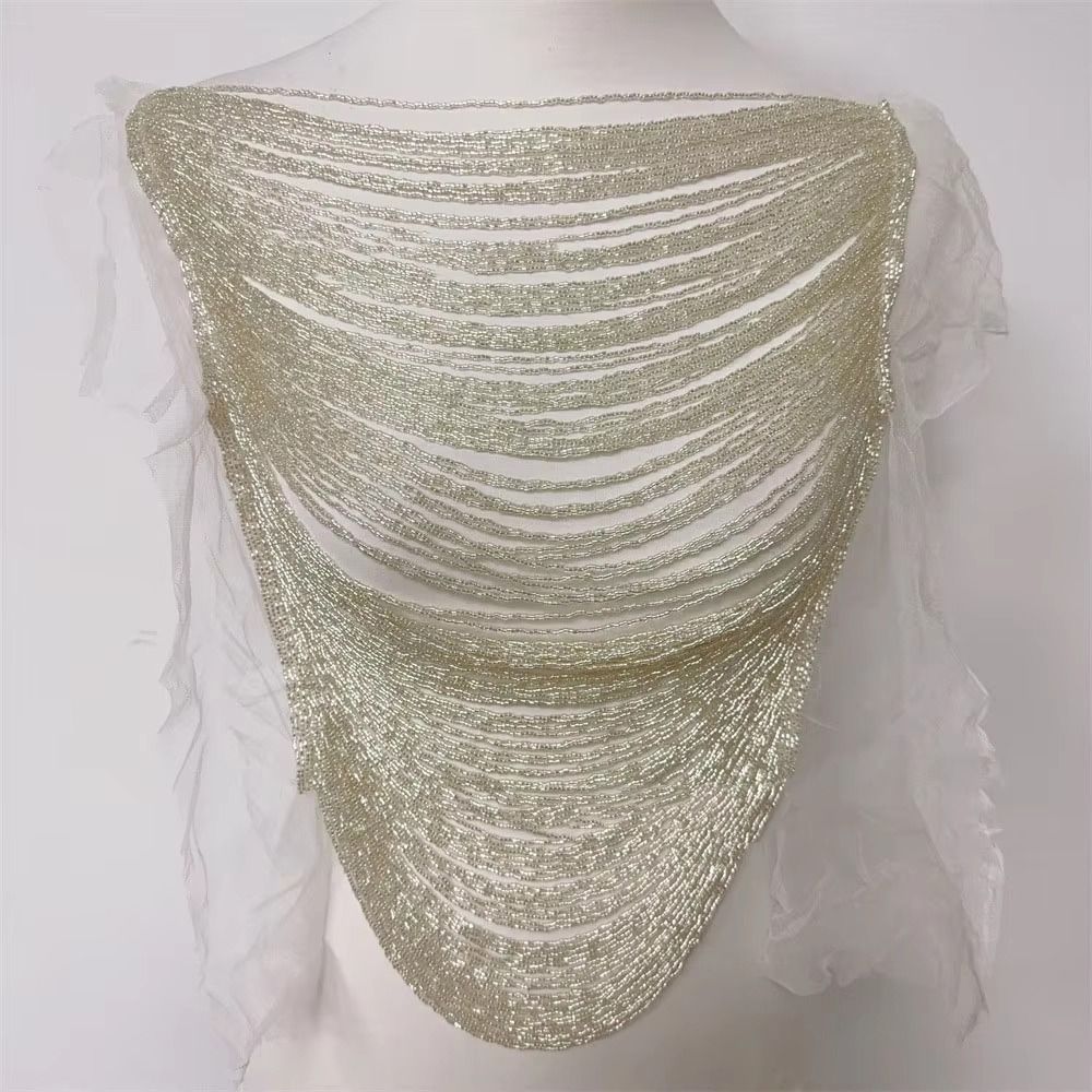 Exquisite Multi Layered Tassel - Beaded Trim Fringe review and price