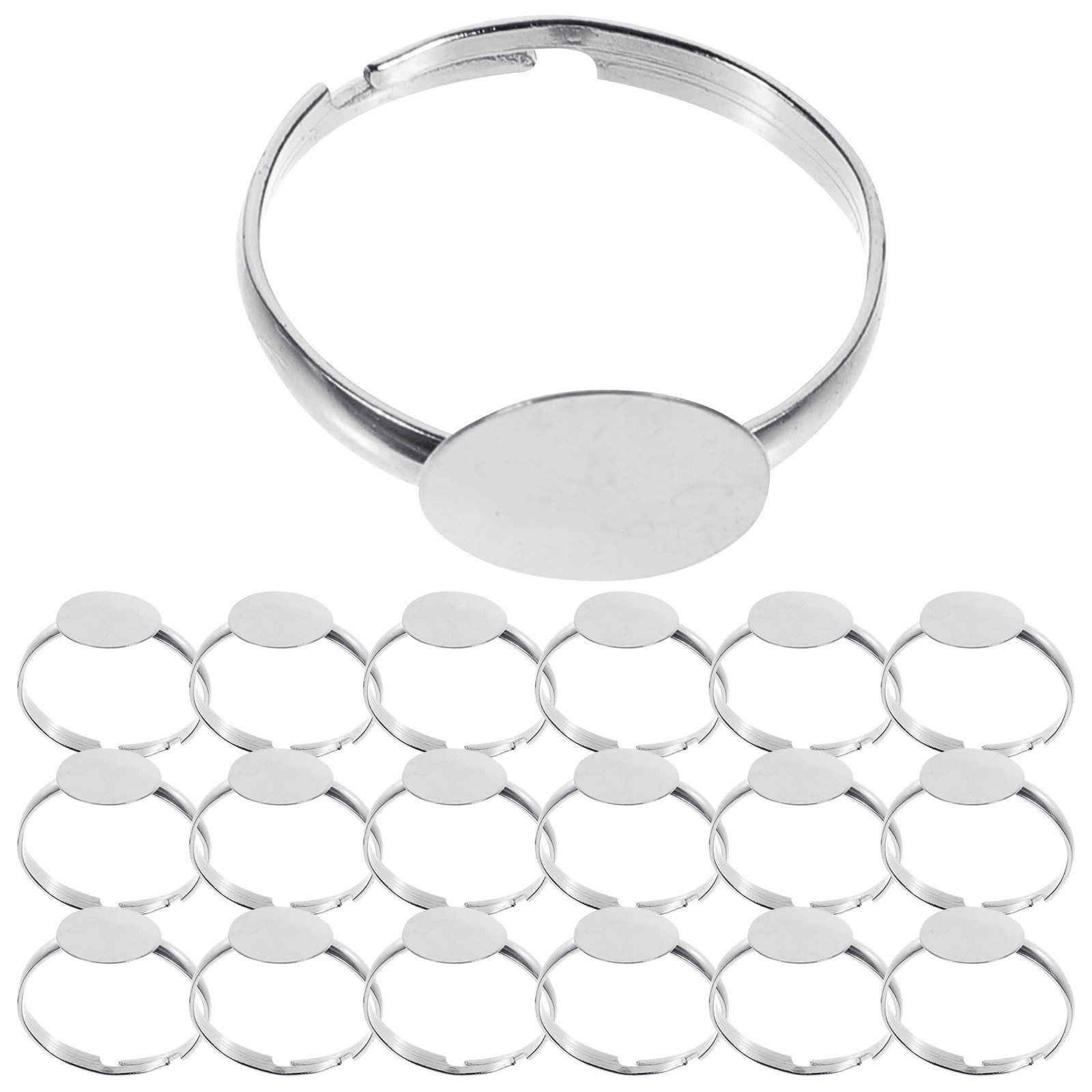 100Pcs Alloy Ring Blanks for D - Embellishment Crafts review and price