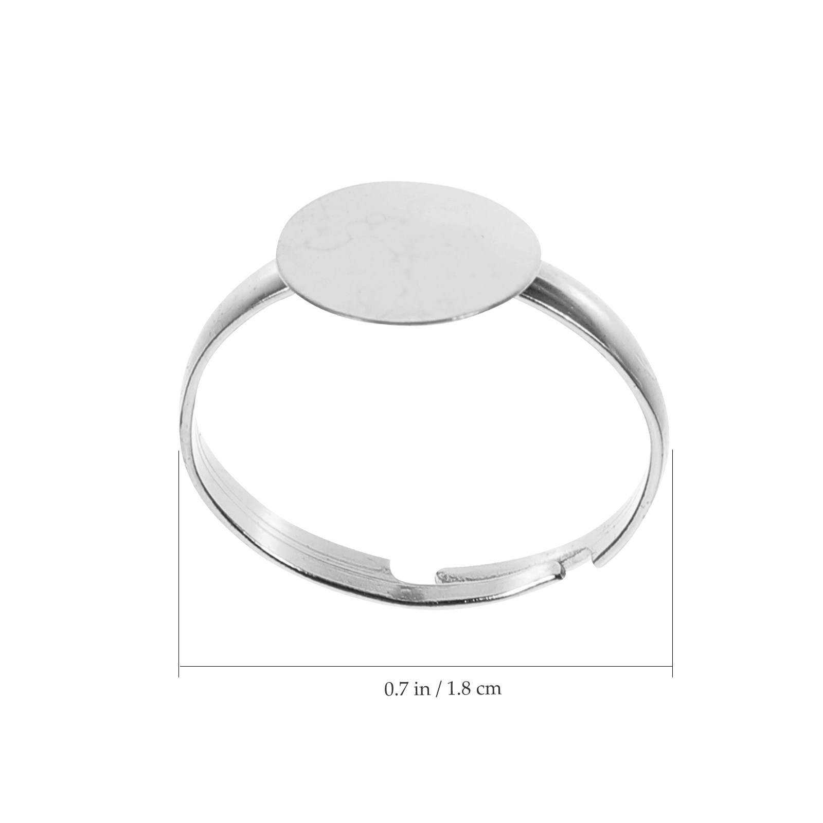 100Pcs Alloy Ring Blanks for D - Embellishment Crafts review and price