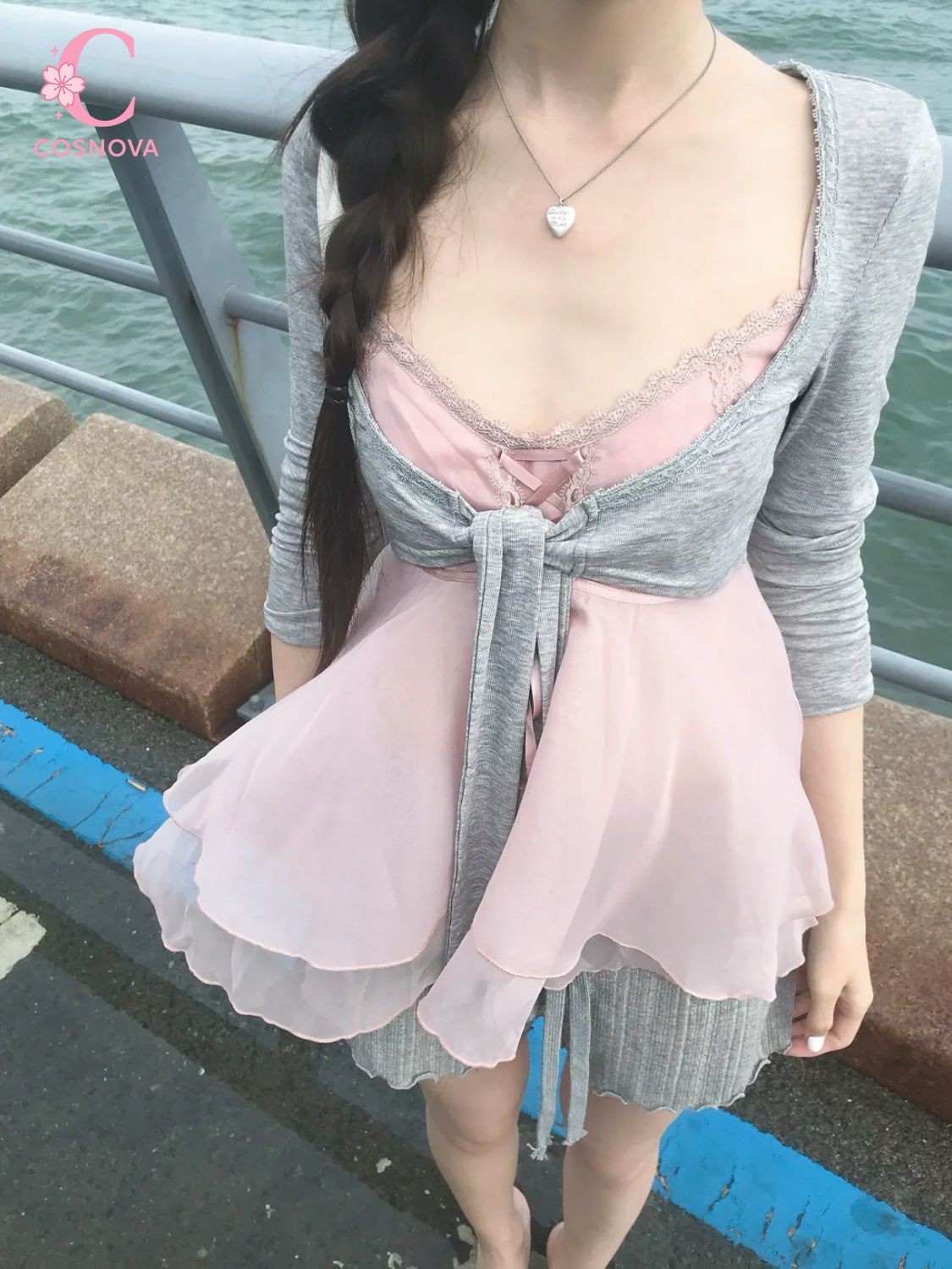 Korean Sweet Summer 3 Piece Se - Elastic Lace Trim review and price