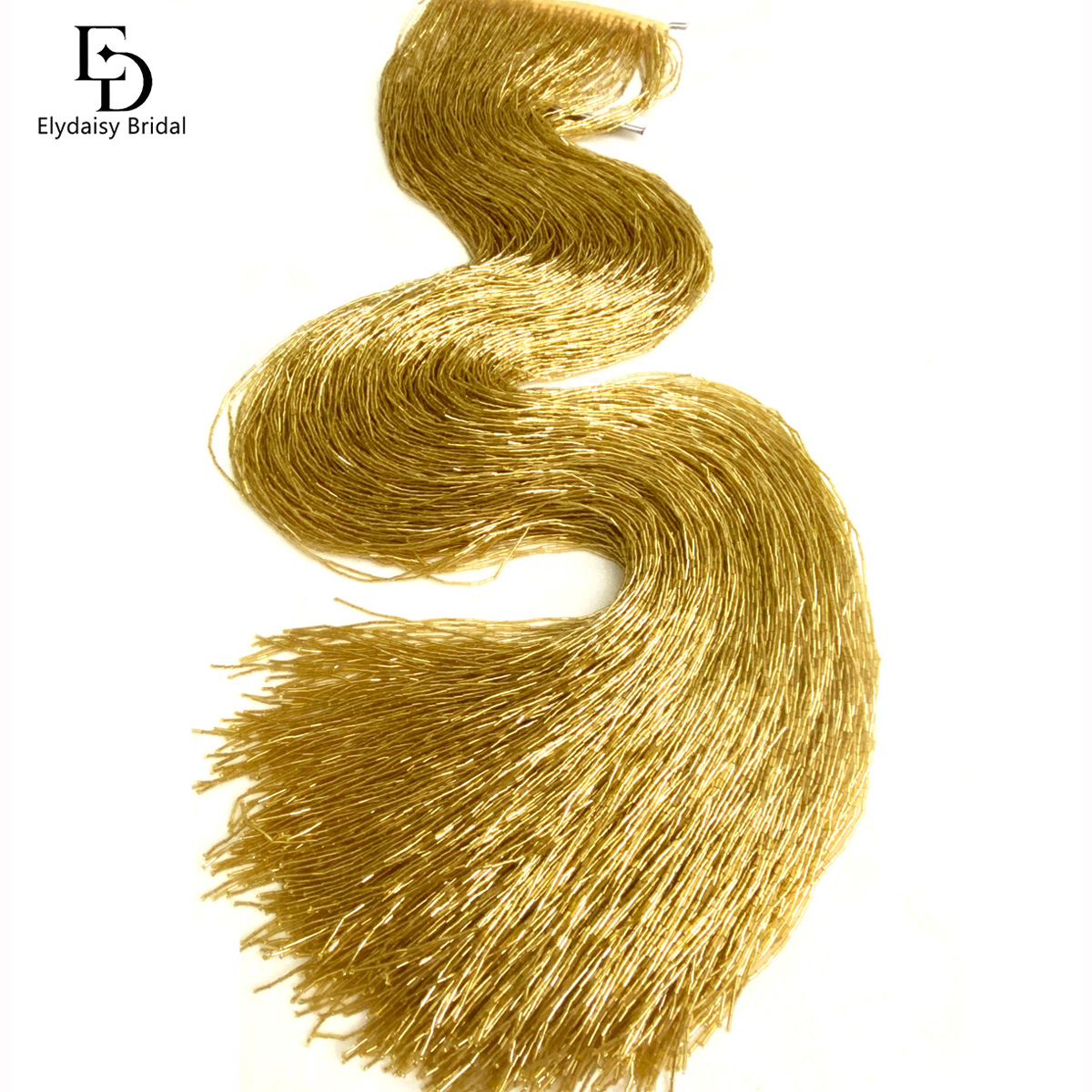 ELYDAISY 1Meter Length Champag - Fringe Ribbon Sewing review and price