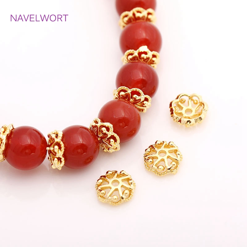 7mm 14K Gold Plated Brass Bead - Embellishment Crafts review and price