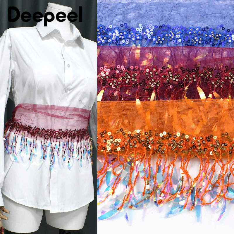 2/5/10Yards 15cm Sequins Bead  - Beaded Trim Fringe review and price